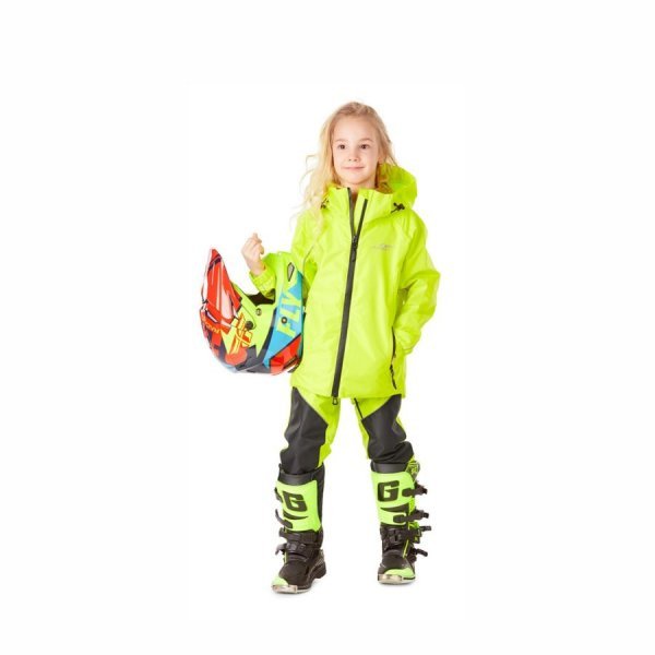 Детский комплект дождевой (куртка, брюки) EVO Kids YELLOW мембрана (р.116-122) Dragonfly 