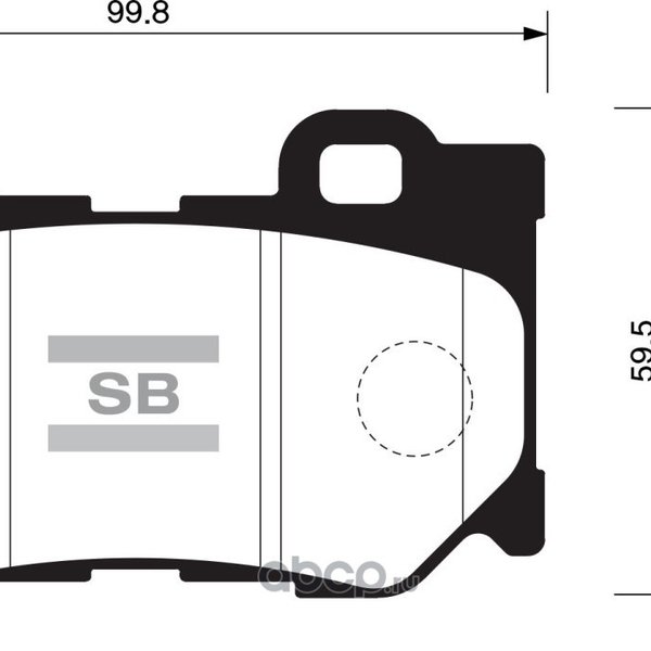Колодки тормозные задние Nissan D4060-JL00J Sangsin SP-1472 S51 FX35/45/50 CKV36 Y51 Z34