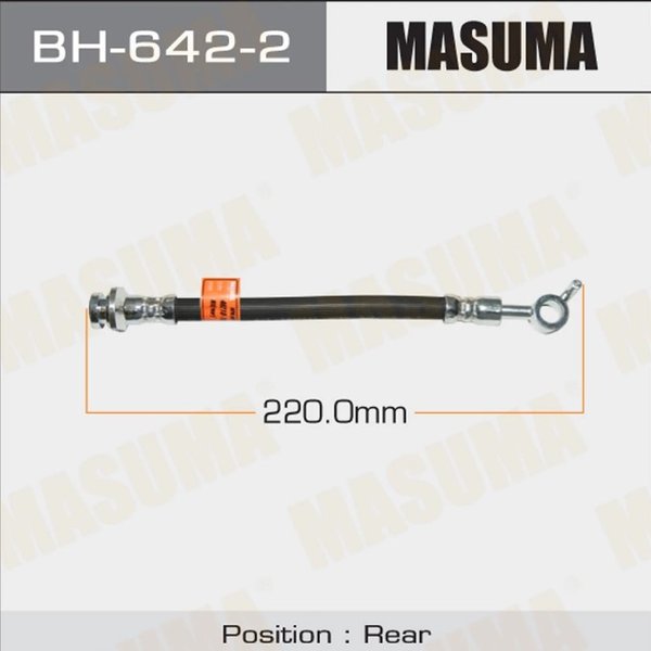 Шланг тормозной задний Nissan 46210-1KA1C Masuma BH642-2 F15E, L (46210-1KA0C)