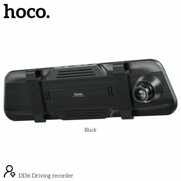 Видеорегистратор зеркало с камерой заднего вида,ночным видением Hoco DI36 Full HD 2мп