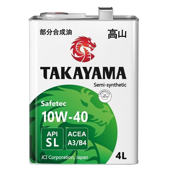 Масло моторное Takayama Safetec 10W40 A3/B4 4