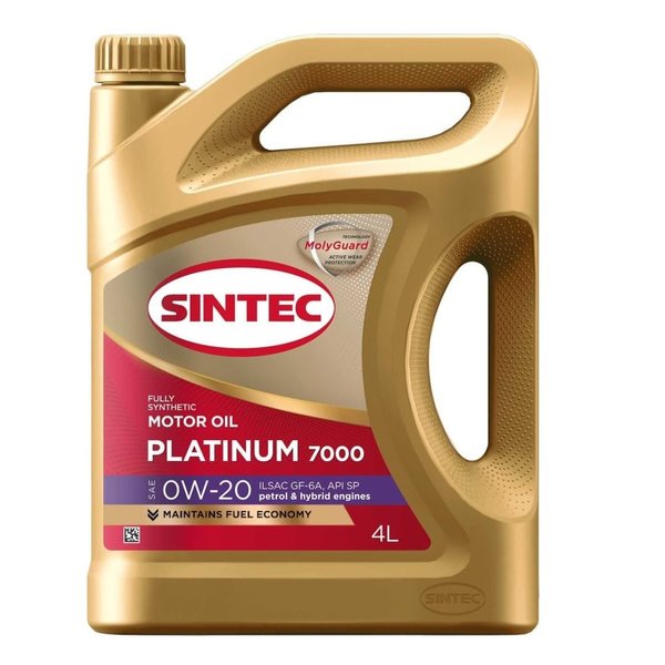 Масло моторное Sintec Platinum 7000 0W20 SP/GF-6 4 