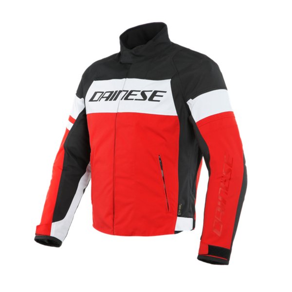 Куртка текстильная Dainese SAETTA D-DRY  White/Lava-Red/Black, (р.48)