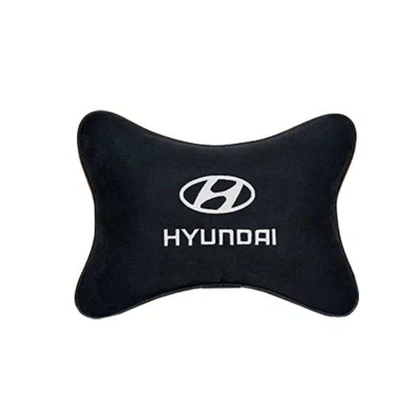 Подушка автомобильная с логотипом  Hyundai черная